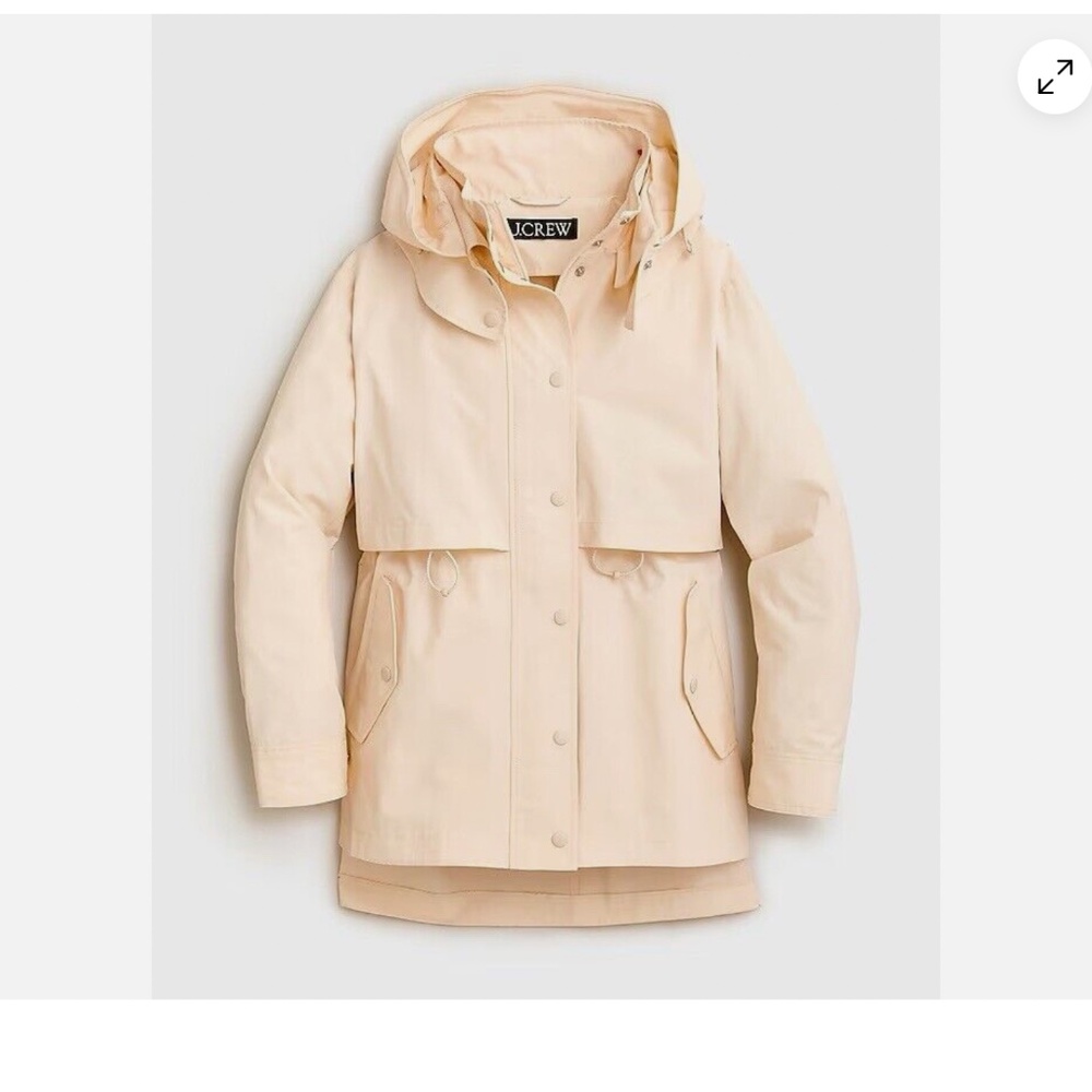 J. Crew NWT NEW PERFECT LIGHTWEIGHT JACKET size MEDIUM / SOFT CHAMPAGNE